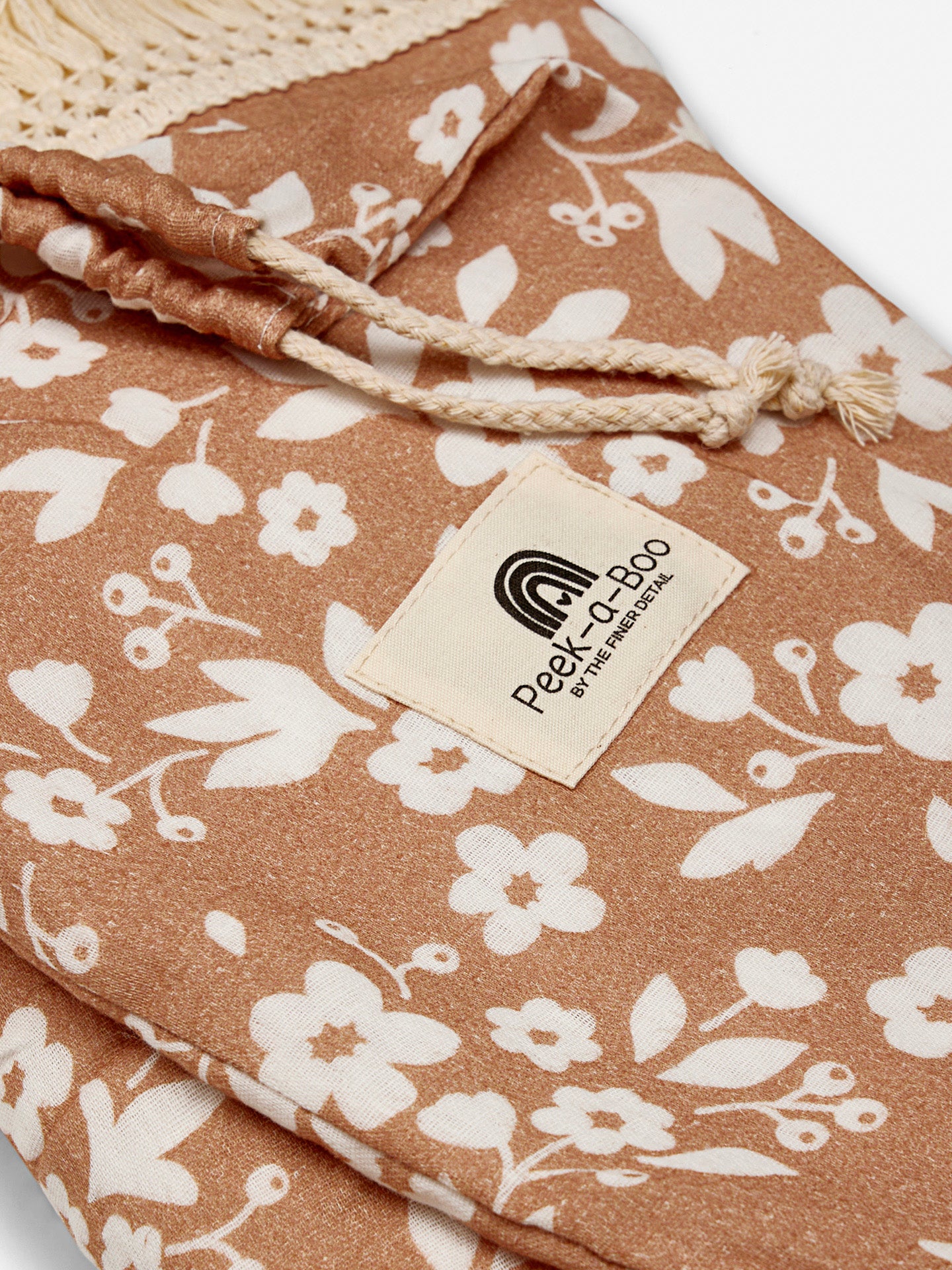 Fringed Baby Blanket | Posies