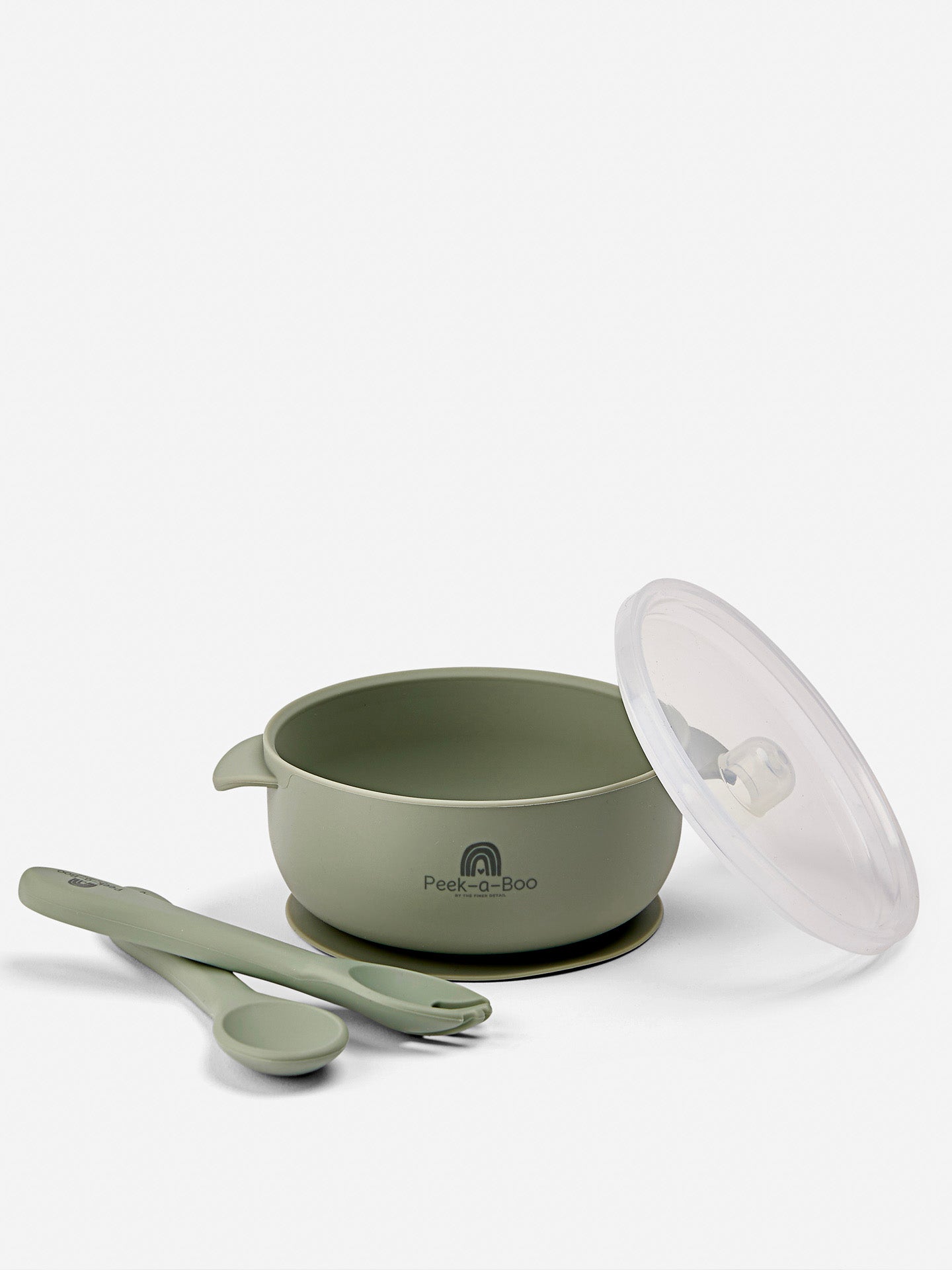 Travel Lid Bowl + Cutlery | Sage