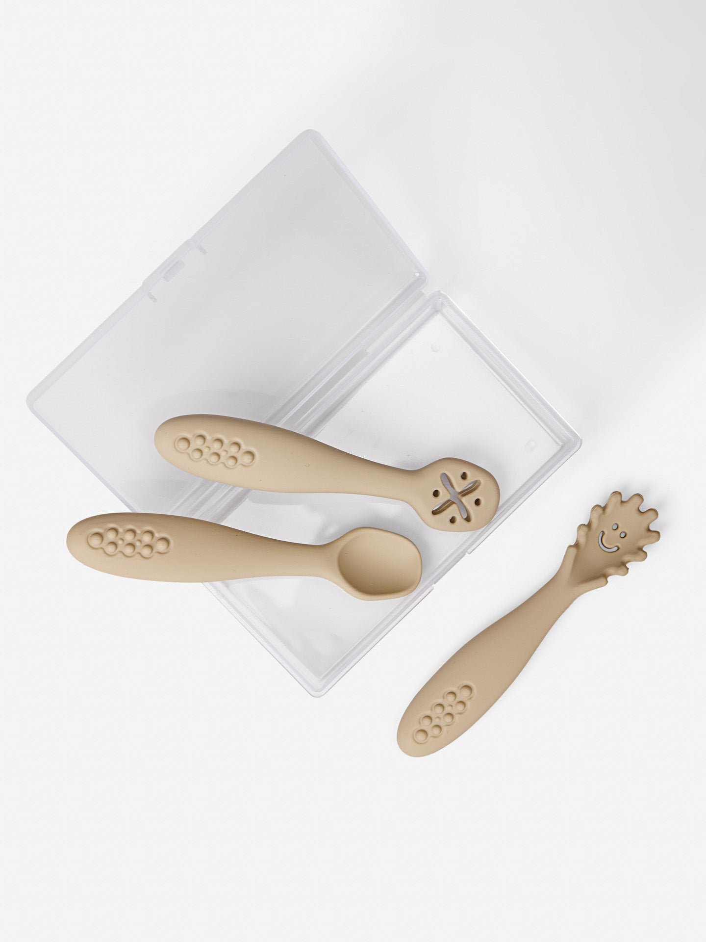 My Mini Silicone Spoon Set (3pc) | Sand
