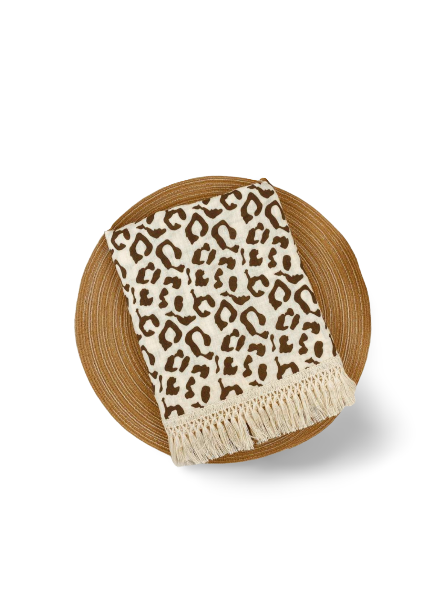 Fringed Baby Blanket | Leopard