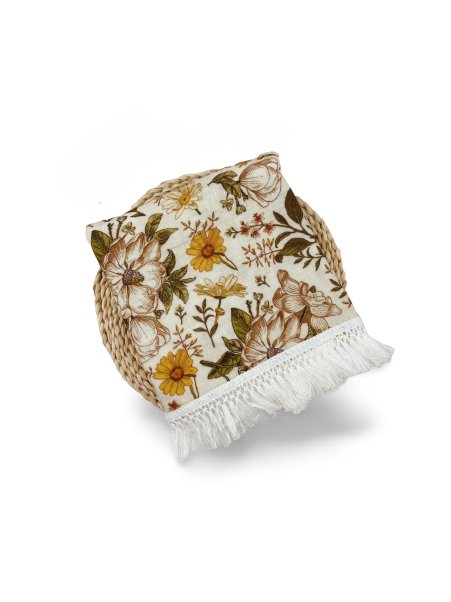 Fringed Baby Blanket | Secret Garden