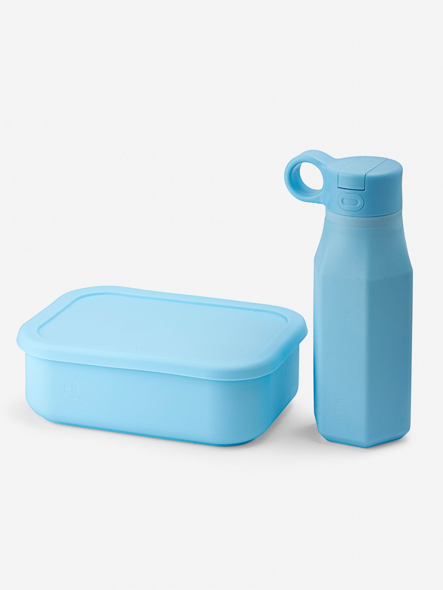 Silicone Bento Box + Bottle | Sky Blue