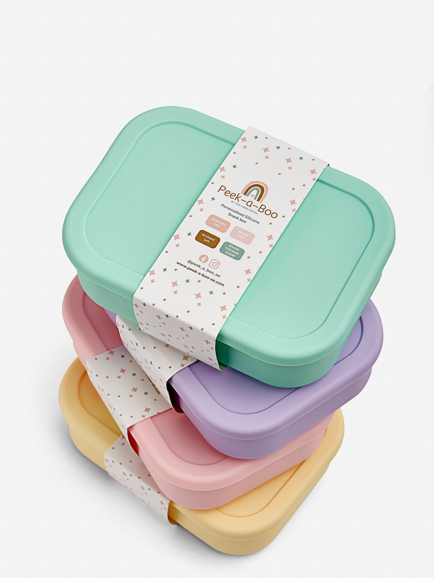 Silicone Bento Box + Bottle | Purple
