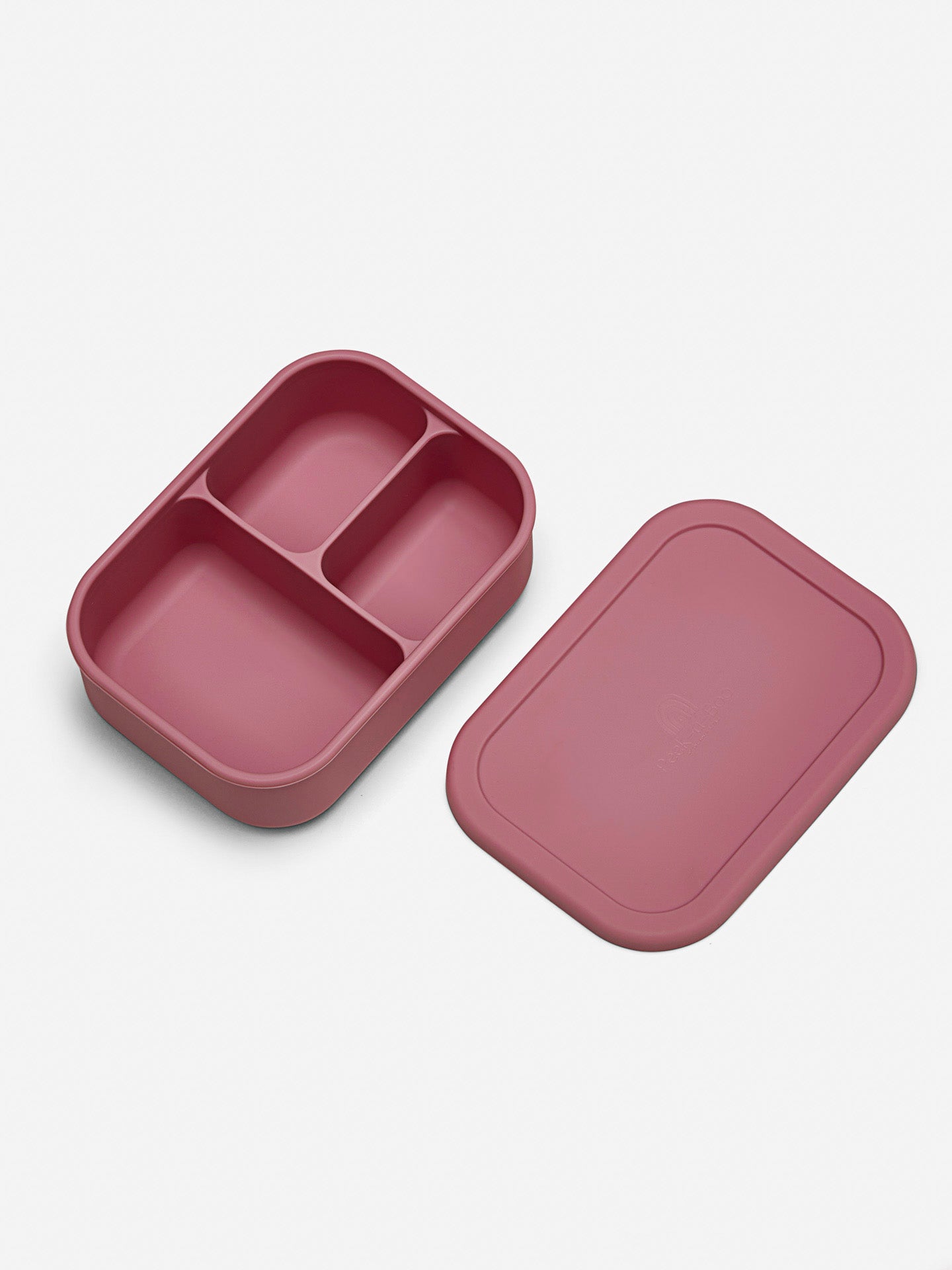 Silicone Bento Lunch Box | Rose Pink