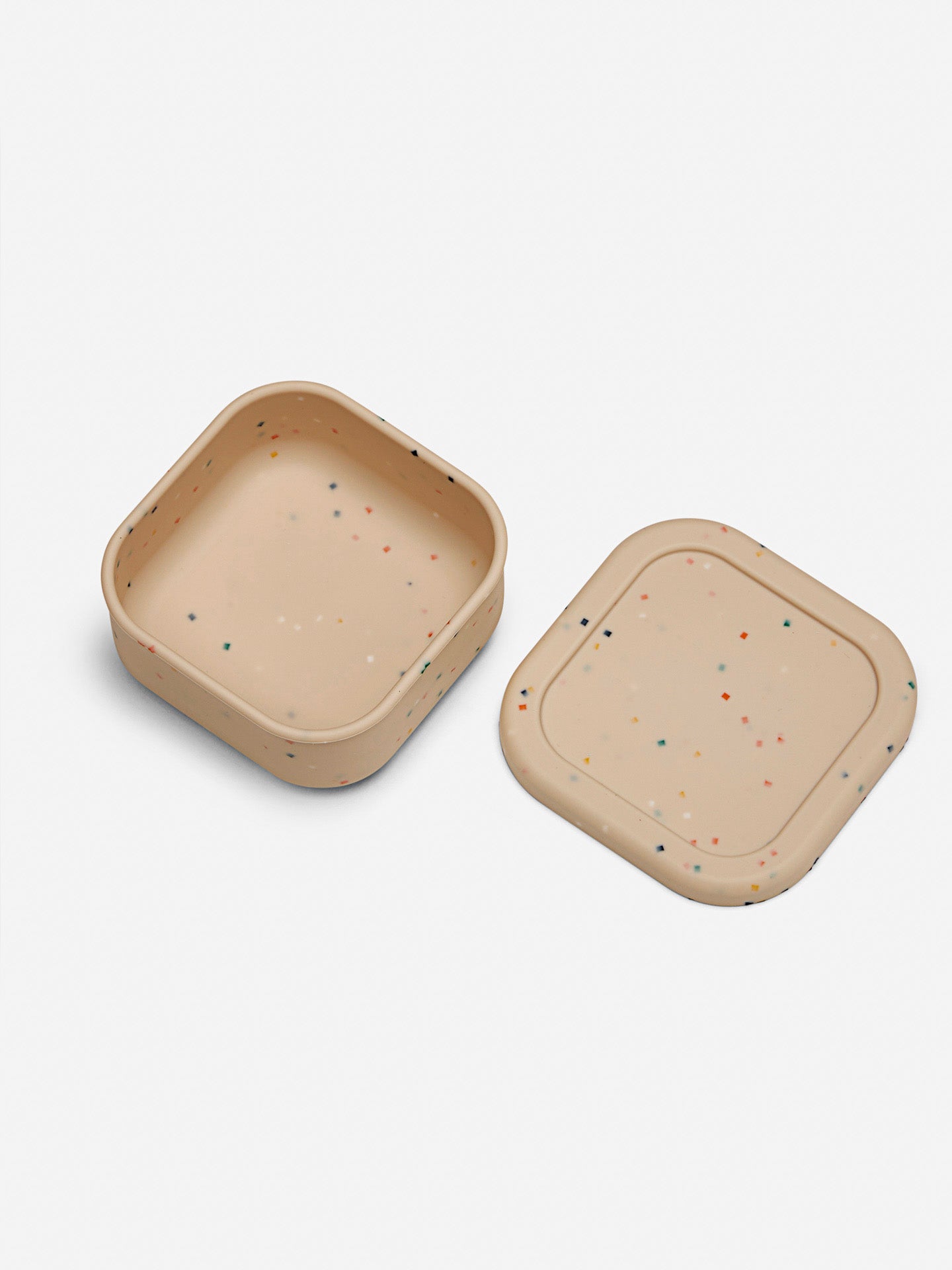 Silicone Sandwich Box | White Confetti