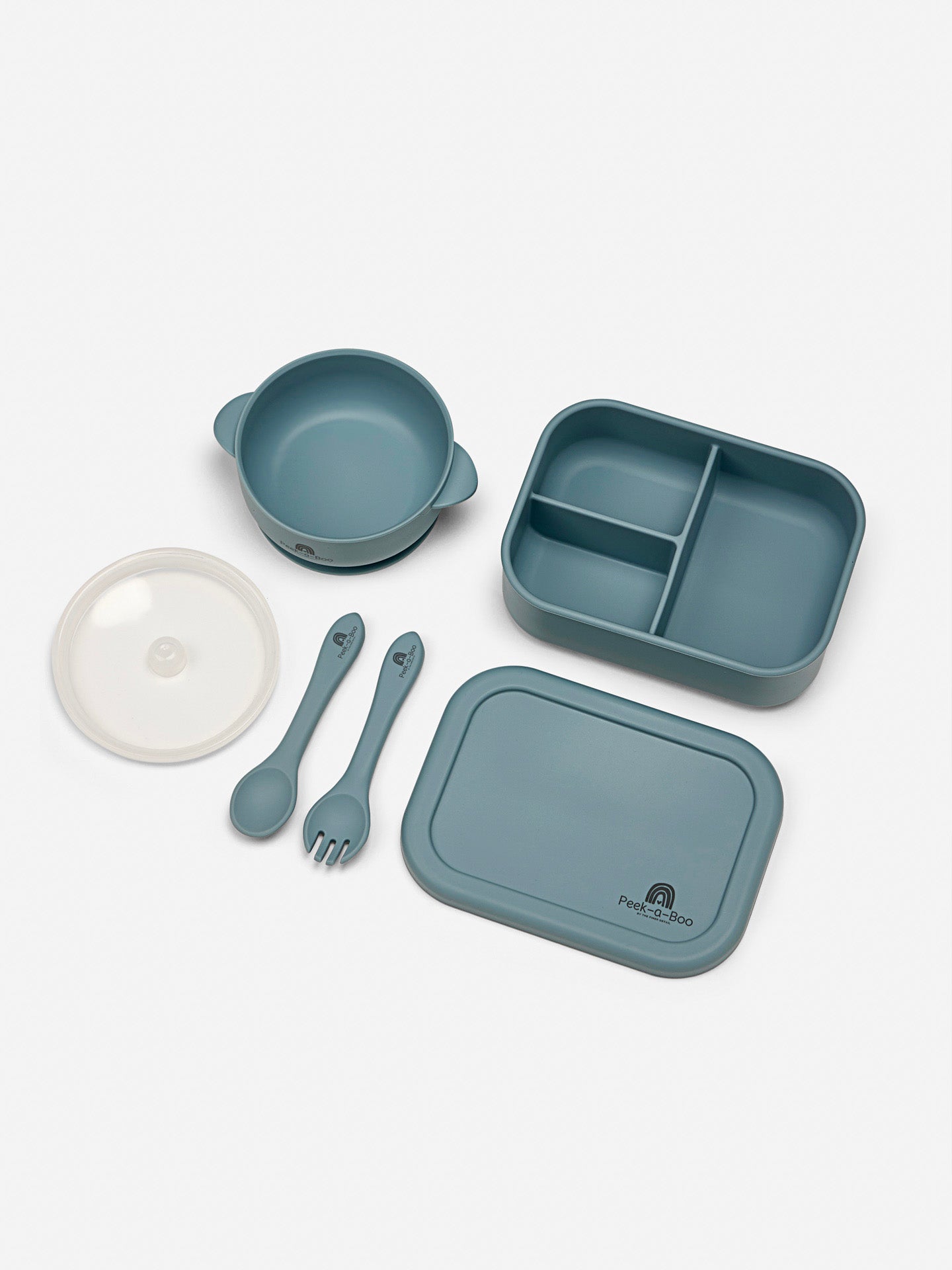 School Lunch Box Set | Dusty Blue