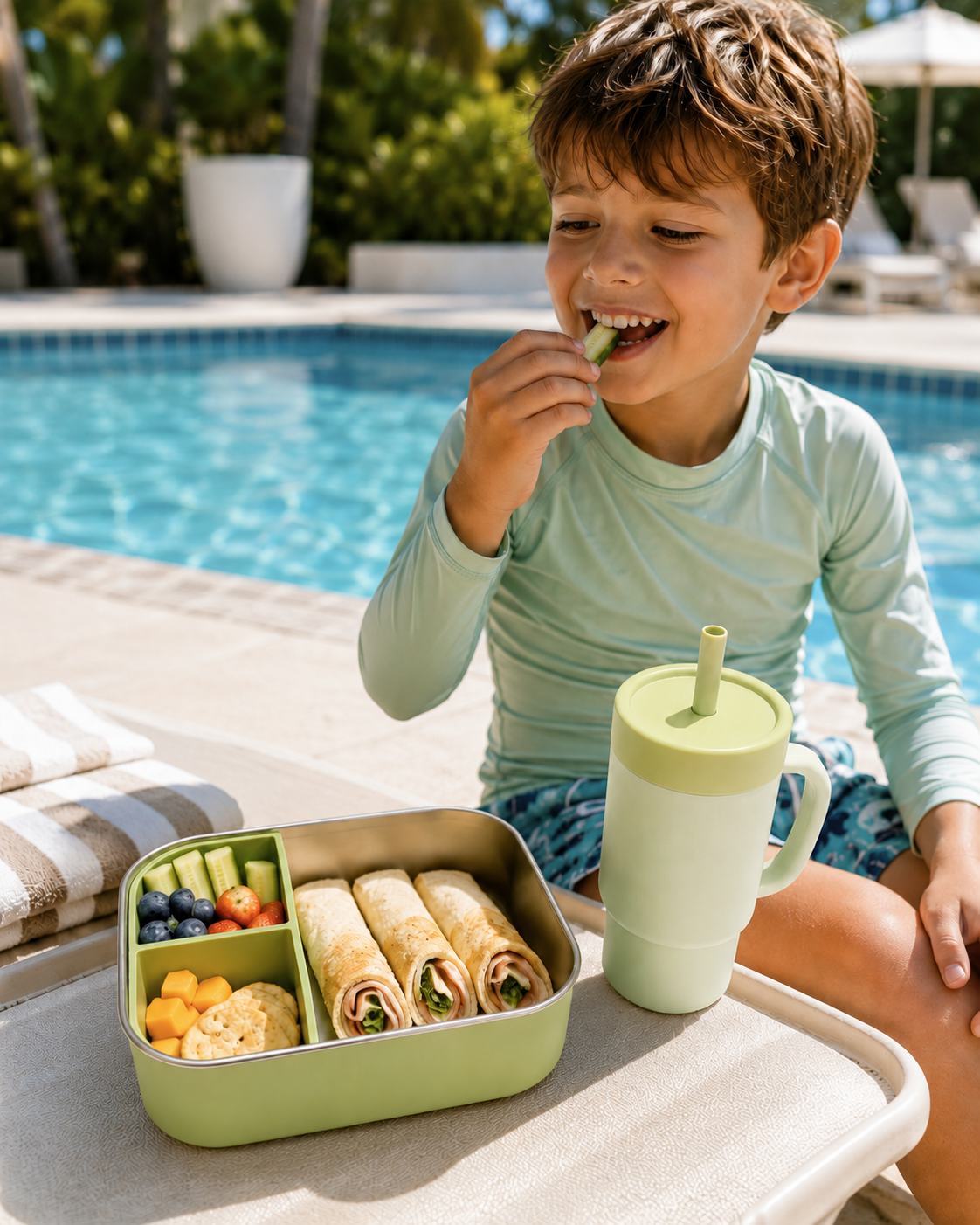 Stainless Steel Bento Lunch Box | Matcha