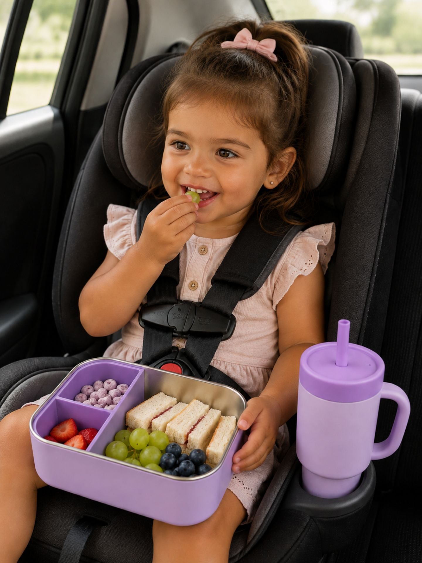 Stainless Steel Bento Lunch Box | Purple