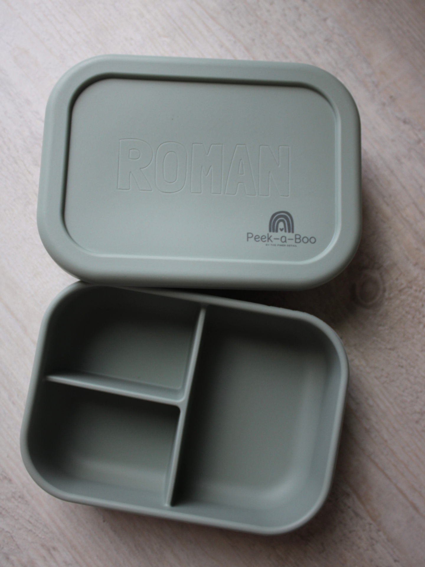 Silicone Bento Lunch Box 1 | Sage